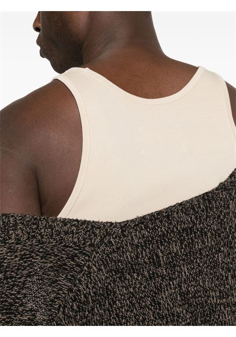 rib tank top woman beige MAISON MARGIELA | S50NL0050 M20159106